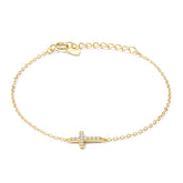 Gold Cross Bracelet - Lullaboo