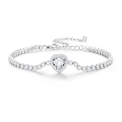 Heart Tennis Bracelet - Lullaboo