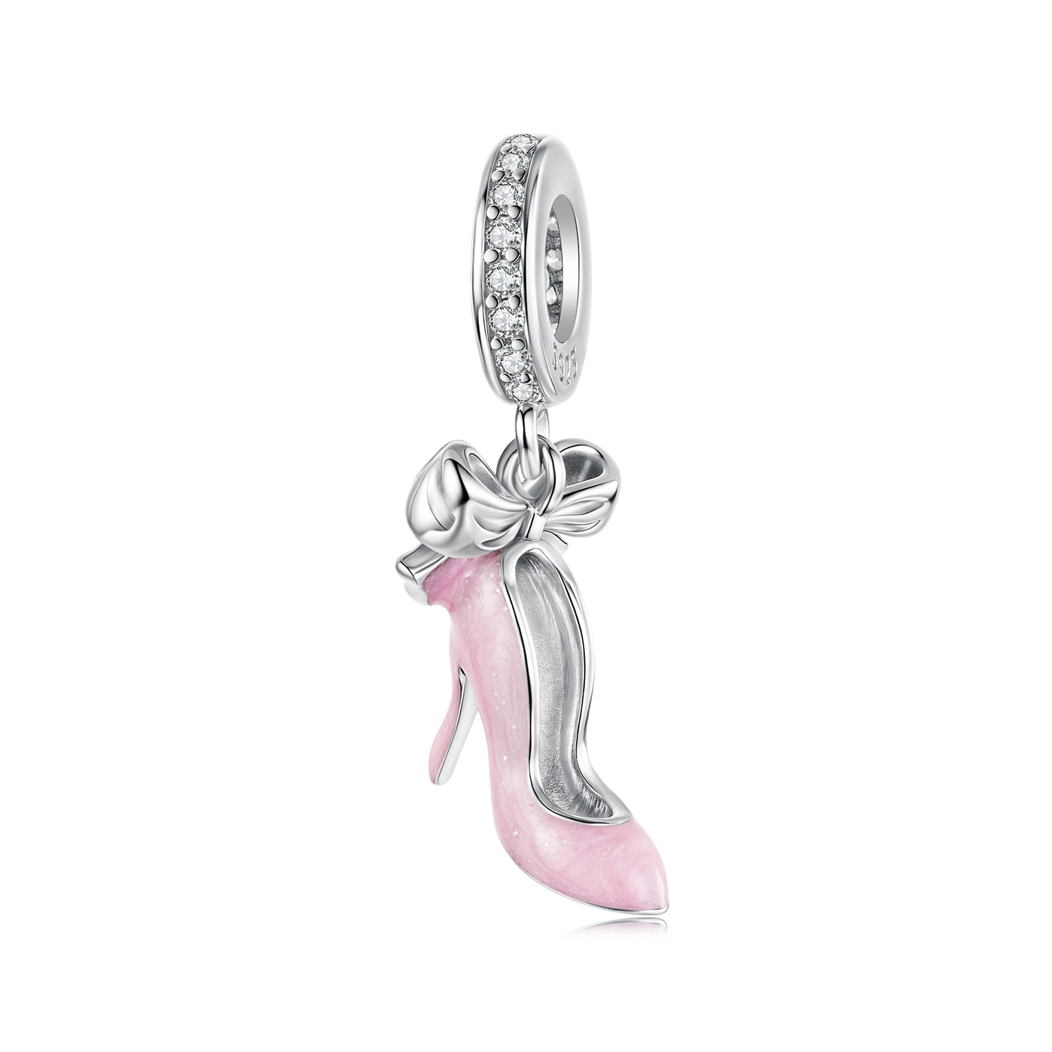 Pink High Heel Dangle Charm - Lullaboo