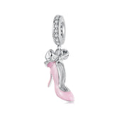 Pink High Heel Dangle Charm - Lullaboo