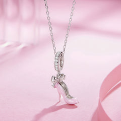 Pink High Heel Dangle Charm - Lullaboo