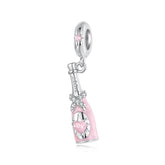 Pink Champagne Dangle Charm - Lullaboo
