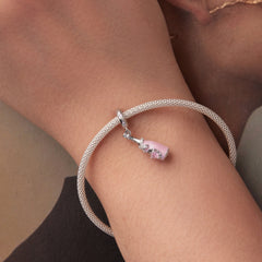 Pink Champagne Dangle Charm - Lullaboo