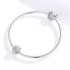 CZ Butterfly Flower Charm - Lullaboo