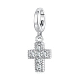 Silver Cross Dangle Charm - Lullaboo