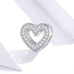 CZ Heart Charm - Lullaboo