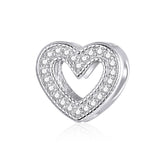 CZ Heart Charm - Lullaboo