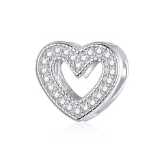 CZ Heart Charm - Lullaboo