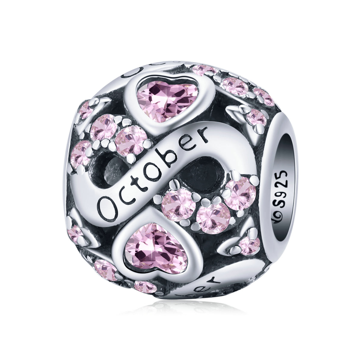 October Infinity Birthstone Charm - Lullaboo