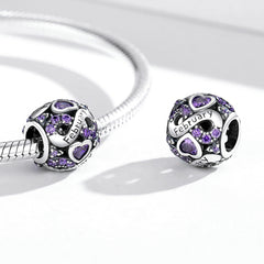 February Infinity Birthstone Charm - Lullaboo