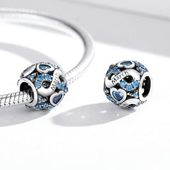 March Infinity Birthstone Charm - Lullaboo