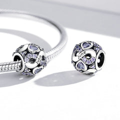 June Infinity Birthstone Charm - Lullaboo