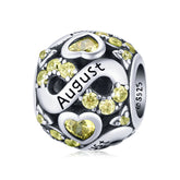 August Infinity Birthstone Charm - Lullaboo