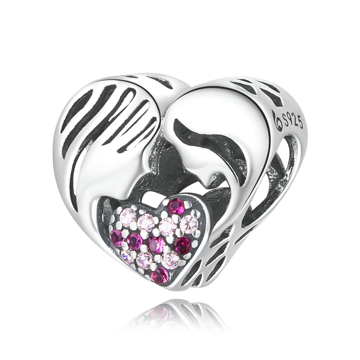 Mother & Daughter Silhouette Charm - Lullaboo