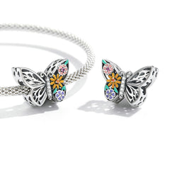Floral Butterfly Charm - Lullaboo