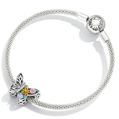 Floral Butterfly Charm - Lullaboo