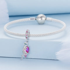 Flamingo Dangle Charm - Lullaboo