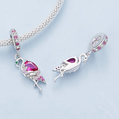 Flamingo Dangle Charm - Lullaboo