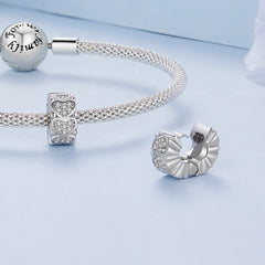 CZ Heart Clip Charm - Lullaboo