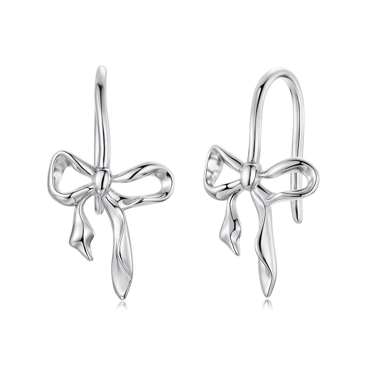 Romantic Bow Hook Earrings - Lullaboo
