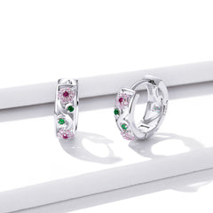 Floral Hoop Earrings - Lullaboo