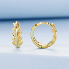 Gold Leaf Earrings - Lullaboo