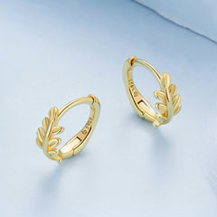 Gold Leaf Earrings - Lullaboo