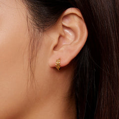 Gold Leaf Earrings - Lullaboo