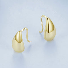 Gold Tear Drop Earrings - Lullaboo