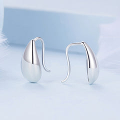 Silver Tear Drop Earrings