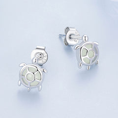 Glow-In-The-Dark Turtle Stud Earrings - Lullaboo