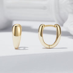 Chunky Gold Hoop Earrings - Lullaboo
