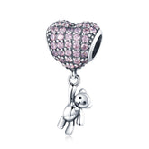 Baby Girl Teddy Charm - Lullaboo