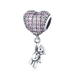 Baby Girl Teddy Charm - Lullaboo