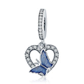 Butterfly Heart Pendant