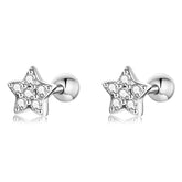 Petite CZ Star Stud Earrings - Lullaboo