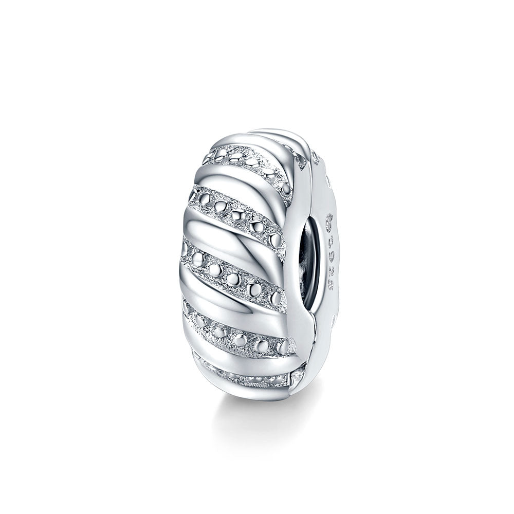 Silver Twist Clip Charm - Lullaboo