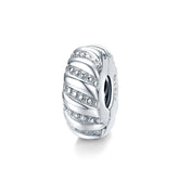 Silver Twist Clip Charm - Lullaboo