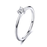 Silver Heart CZ Ring - Lullaboo