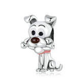 Dog With Bone in Mouth Charm - Lullaboo
