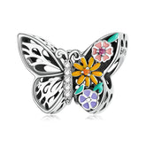 Floral Butterfly Charm - Lullaboo