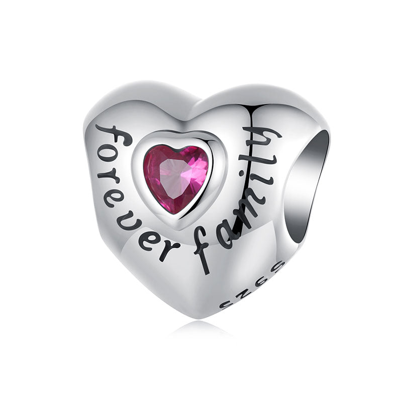 Forever Family Heart Charm - Lullaboo