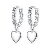 Twisted Heart Drop Earrings - Lullaboo