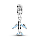 Blue Plane Dangle Charm - Lullaboo