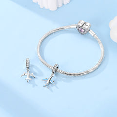 Blue Plane Dangle Charm - Lullaboo