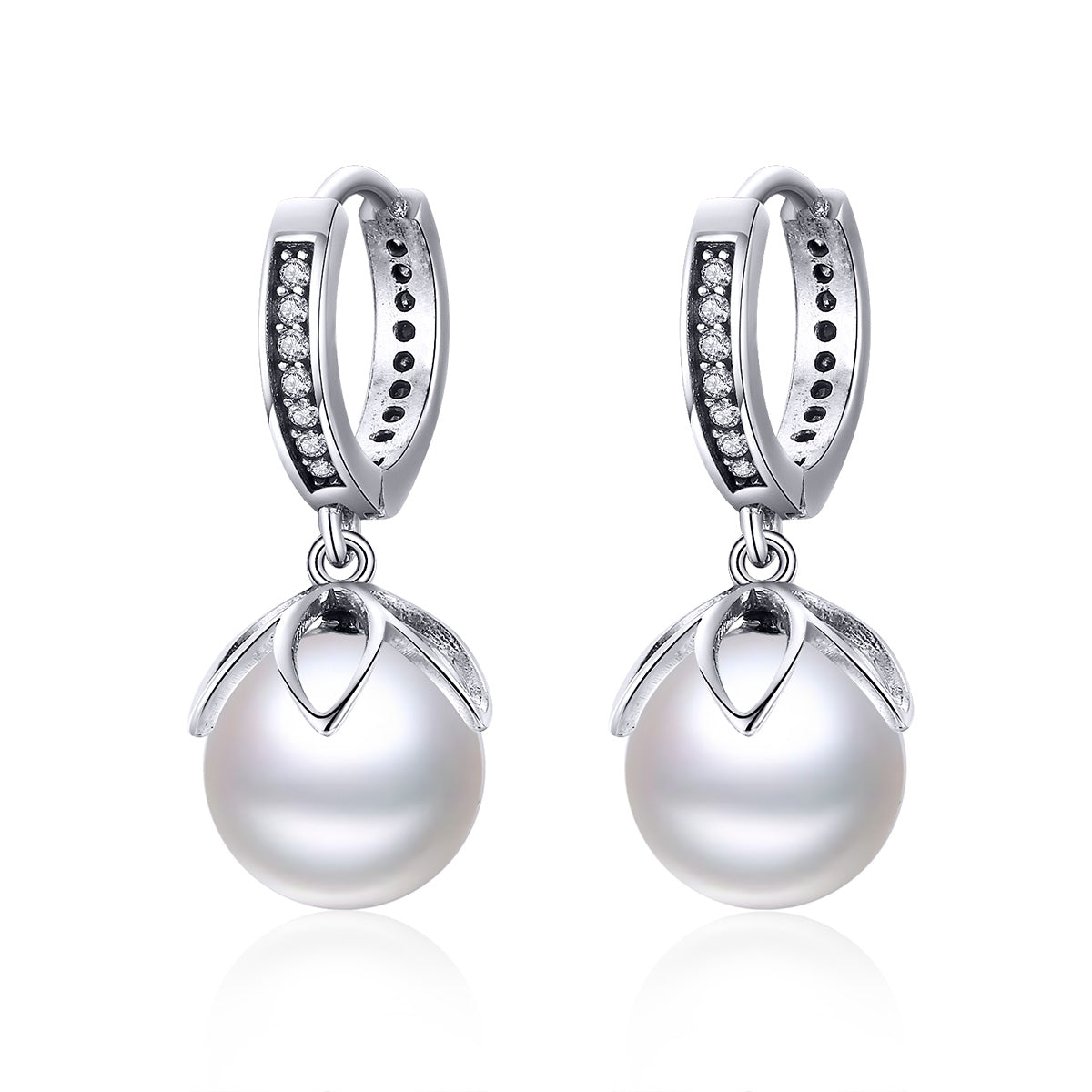 Glam Pearl Drop Earrings - Lullaboo