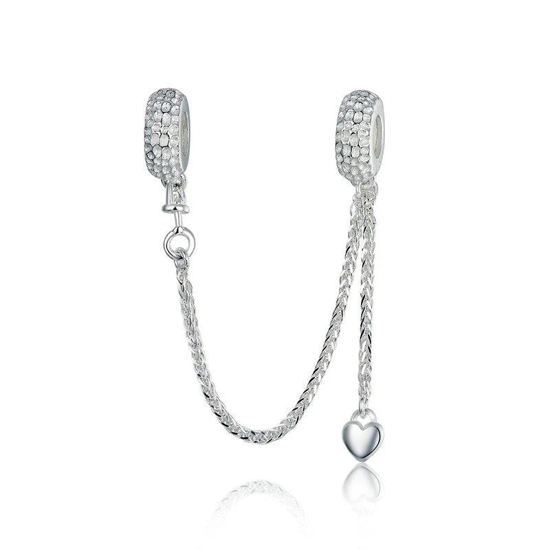 love connection pandora charm safety chain