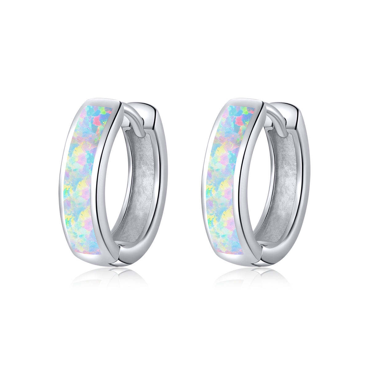 Opal Hoop Earrings - Lullaboo