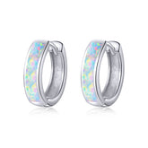 Opal Hoop Earrings - Lullaboo