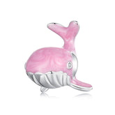 Pink Whale Charm - Lullaboo